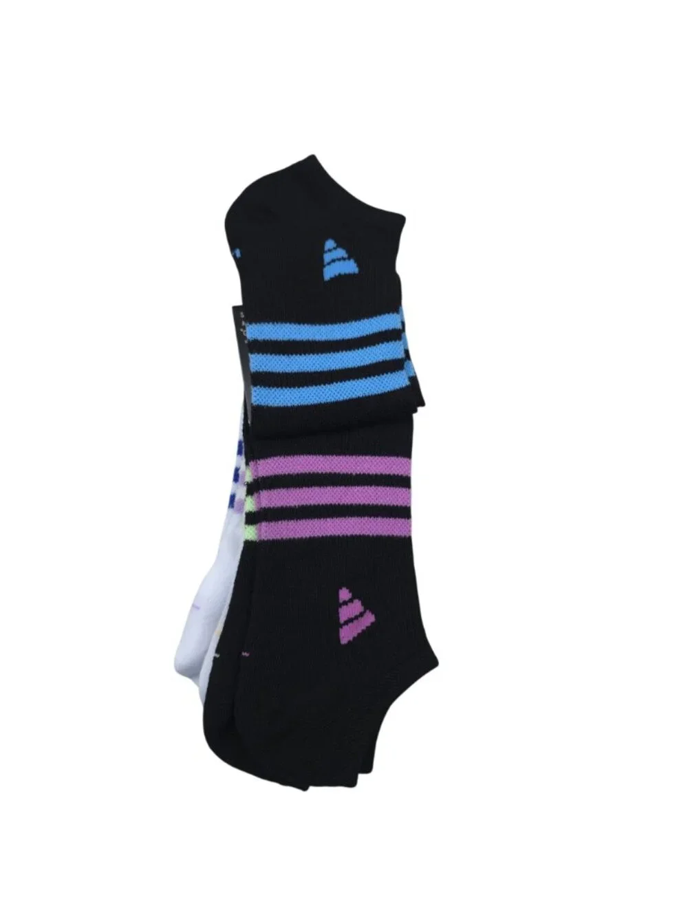 Adidas Girls Superlite Arch Compression No Show Socks 6-Pack Large (5Y-7Y)